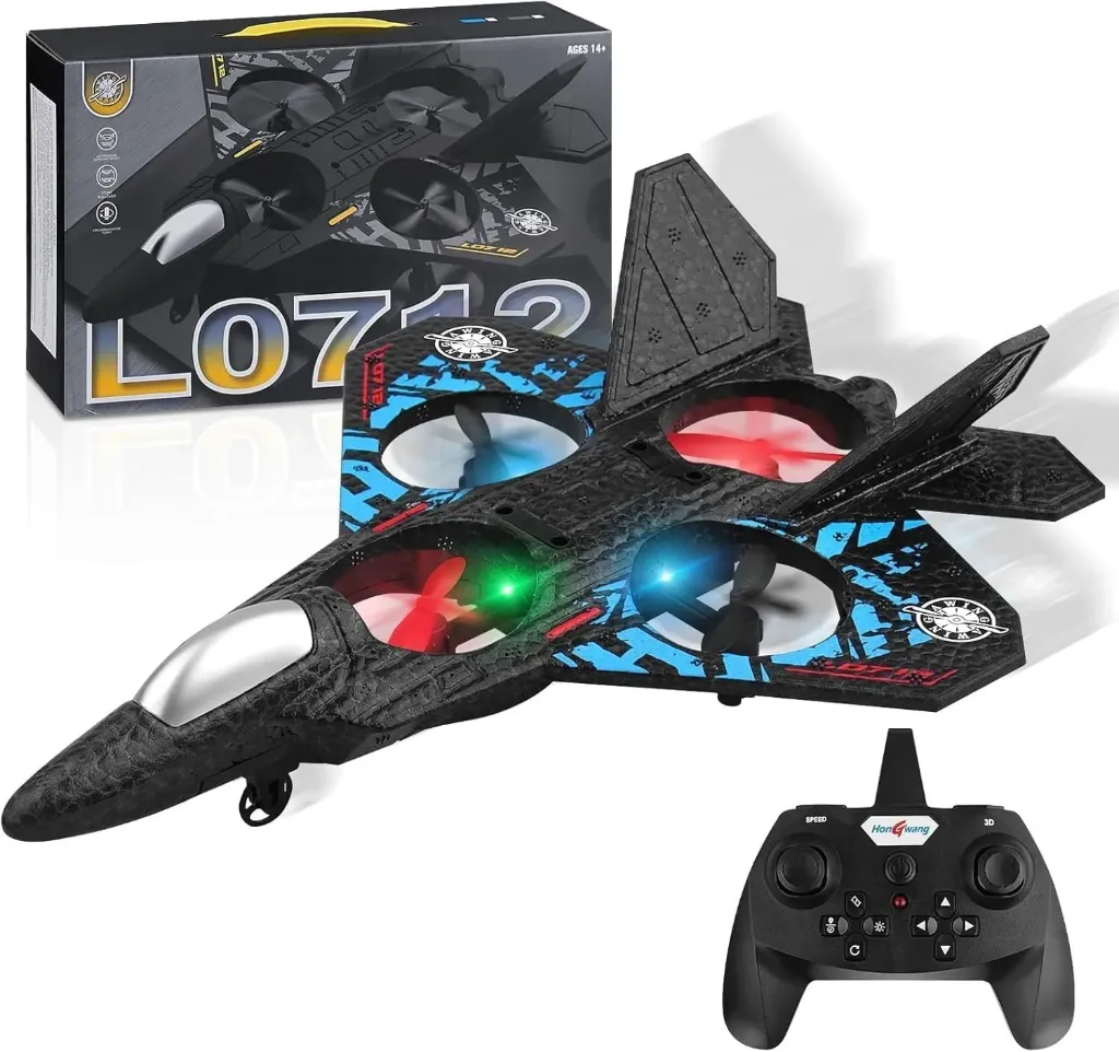 [L0712] L0712 Quadcopter Drone with 2.4GHz Remote Control, Auto Flight, RTF Airplane for Beginners, Kids, and Adults, 3D Foldable Toy Airplane