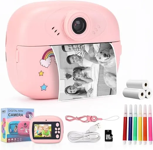 [KHM-116-4] Kids 2-in-1 Instant Print Camera